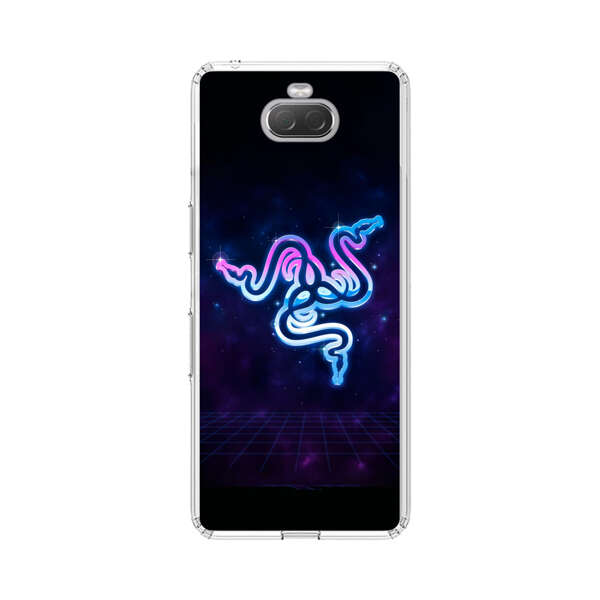 Glowing Neon Triple Snake Sony Xperia 10 Case