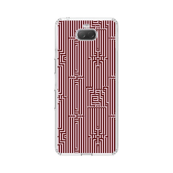 Intricate Geometric Striped Pattern Sony Xperia 10 Case