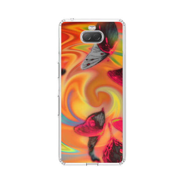 Psychedelic Butterflies Swirl Sony Xperia 10 Case