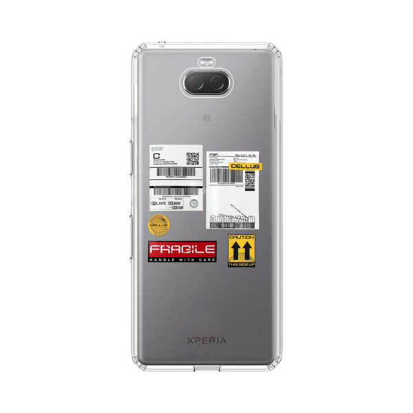 Shipping Labels and Fragile Handling Stickers Sony Xperia 10 Case