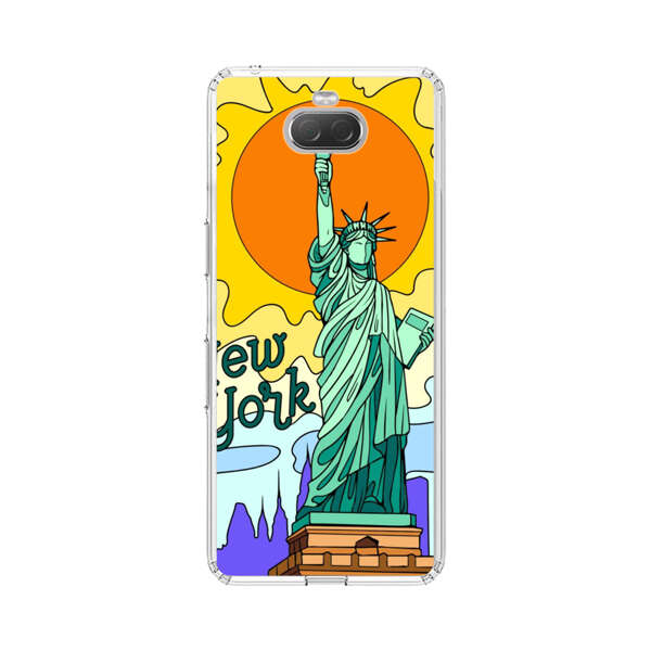 Statue of Liberty New York Artistic Sun Sony Xperia 10 Case