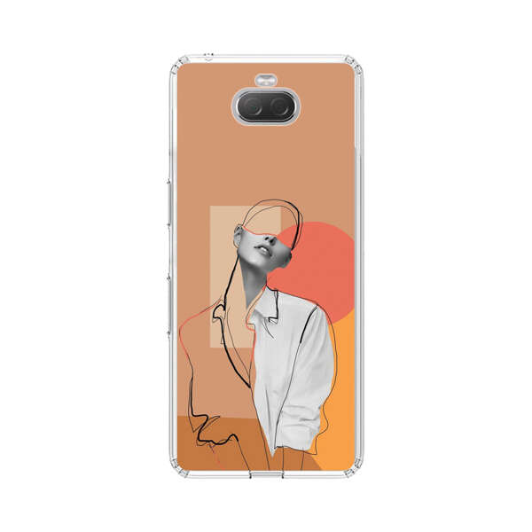 Stylish Abstract Portrait Art Sony Xperia 10 Case