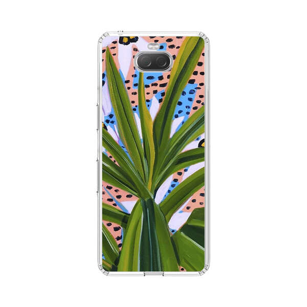 Tropical Leaves Abstract Pattern Sony Xperia 10 Case