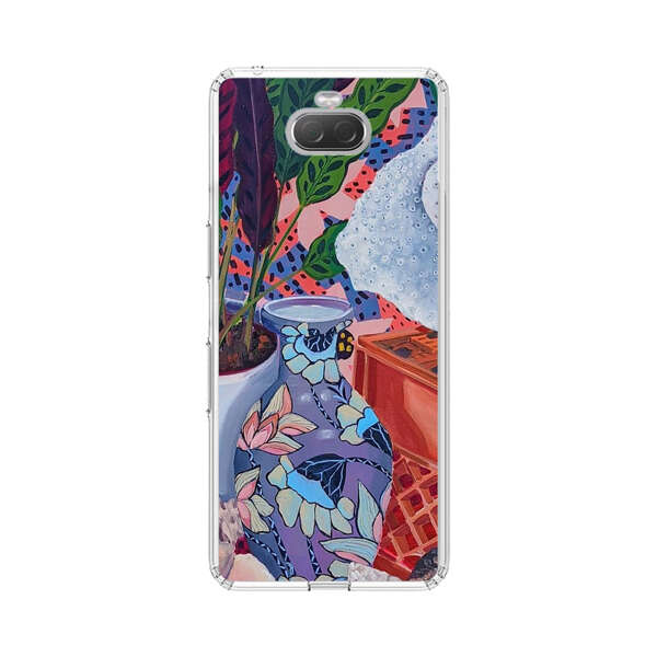 Vibrant Still Life with Plants and Vase Sony Xperia 10 Case