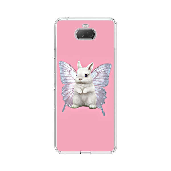 White Bunny with Butterfly Wings Sony Xperia 10 Case