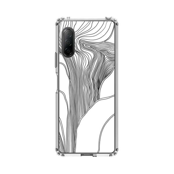 Abstract Line Art Design Sony Xperia 10 II Case