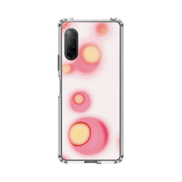 Abstract Pink and Yellow Blobs Sony Xperia 10 II Case