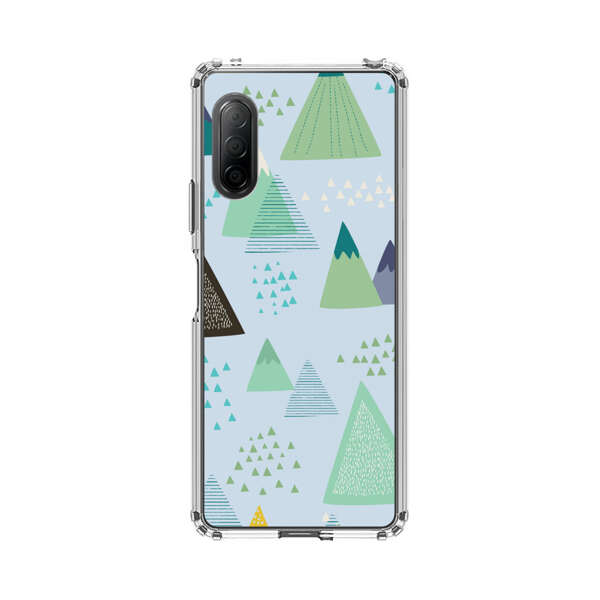 Colorful Abstract Mountain Pattern Sony Xperia 10 II Case