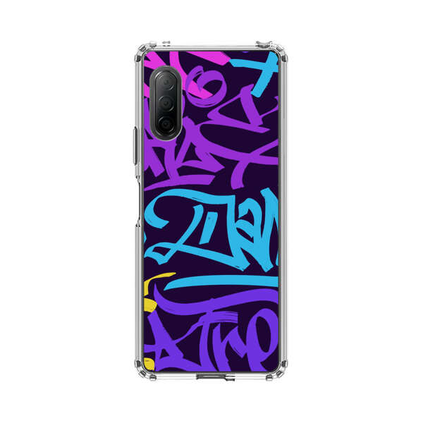 Colorful Graffiti Pattern Sony Xperia 10 II Case