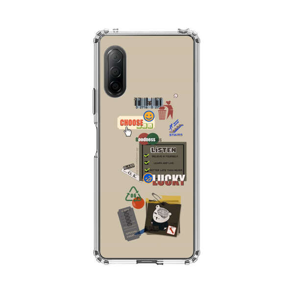 Creative Collage of Motivational Elements Sony Xperia 10 II Case