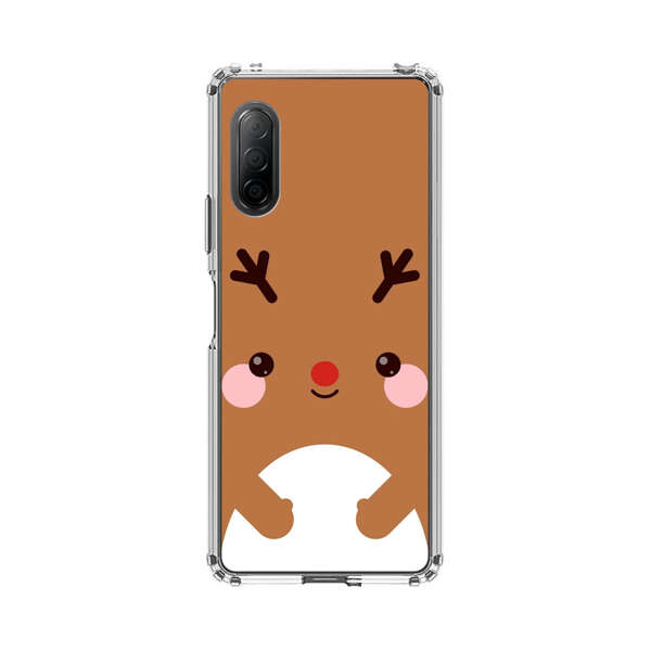 Cute Minimalist Reindeer Cartoon Sony Xperia 10 II Case