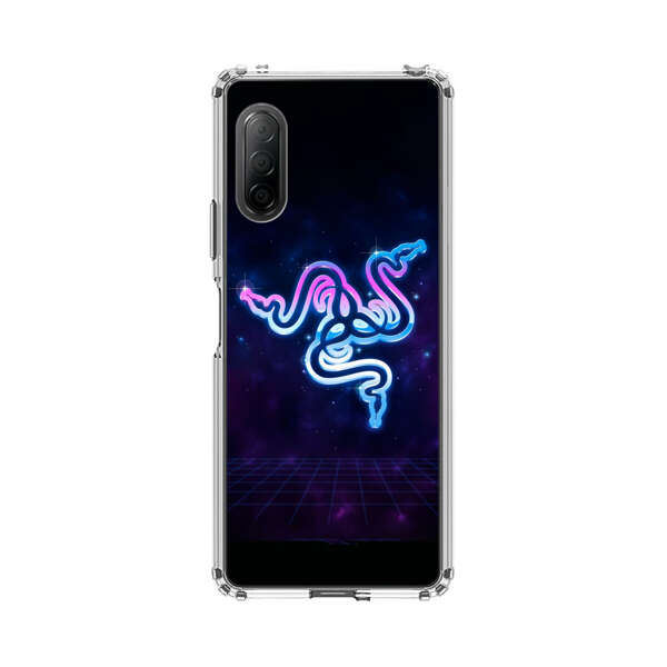 Glowing Neon Triple Snake Sony Xperia 10 II Case