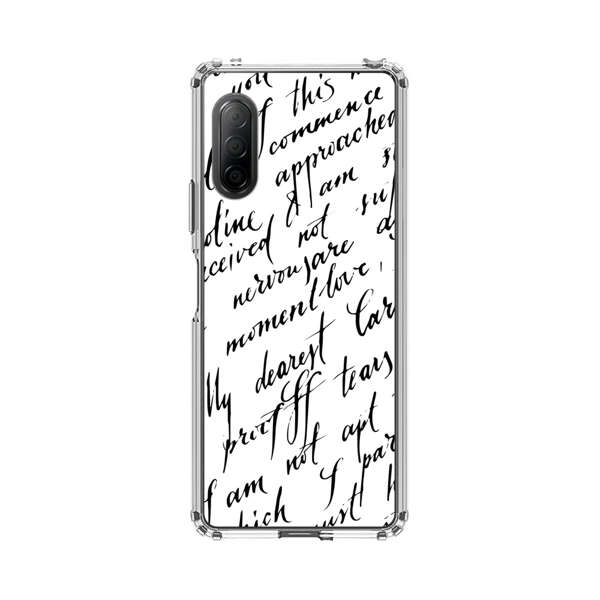 Handwritten Calligraphy Sony Xperia 10 II Case