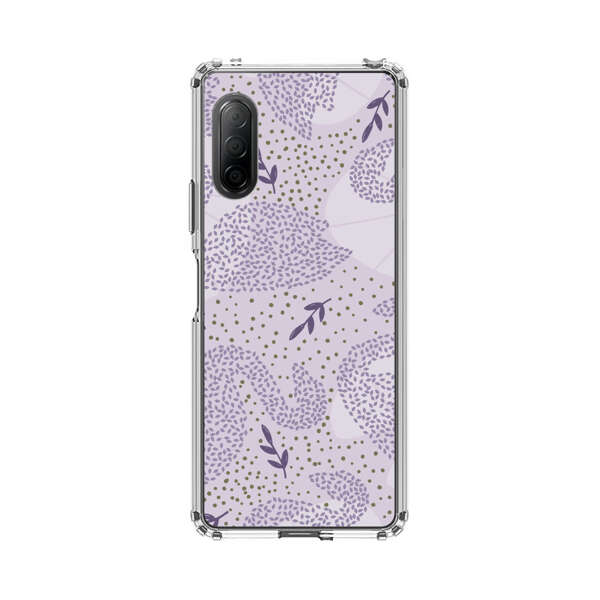 Lavender Swan Pattern Sony Xperia 10 II Case