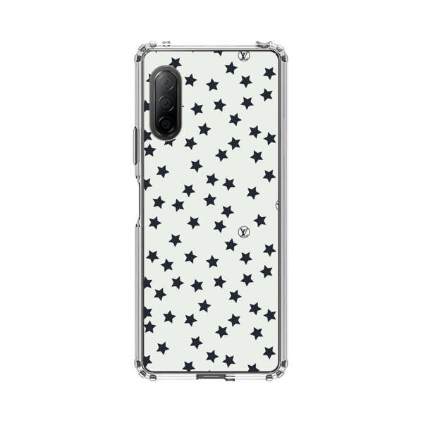 Minimalist Black Stars Pattern Sony Xperia 10 II Case