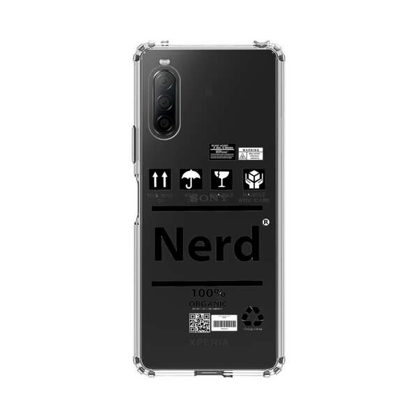 Minimalist Nerd Shipping Icons Design Sony Xperia 10 II Case