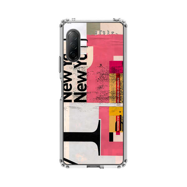 Modern Abstract Collage Artwork Sony Xperia 10 II Case