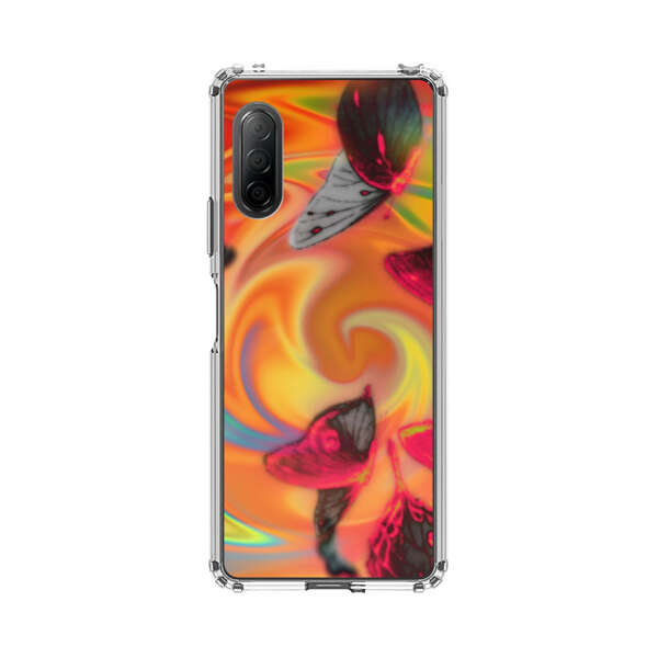Psychedelic Butterflies Swirl Sony Xperia 10 II Case