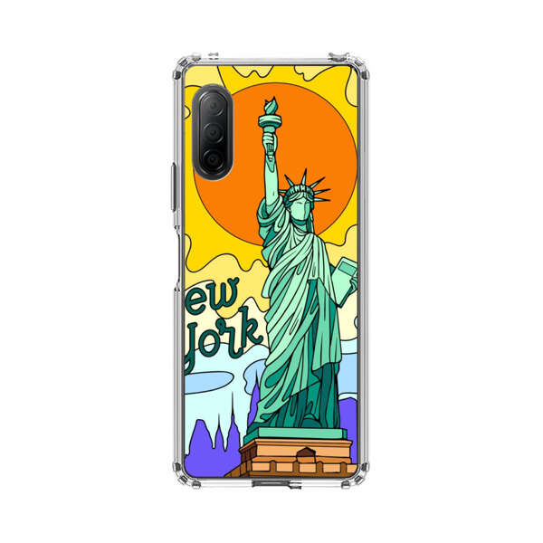 Statue of Liberty New York Artistic Sun Sony Xperia 10 II Case