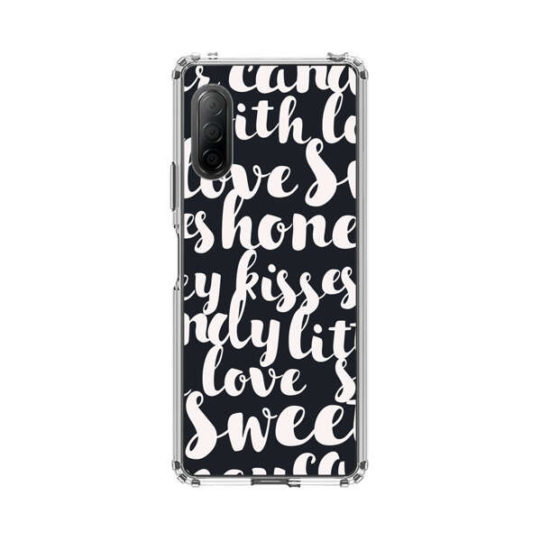 Sweet Honey Kisses Love Sugar Candy Pattern Sony Xperia 10 II Case
