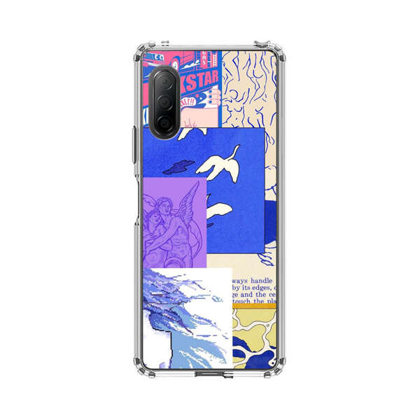 Vibrant Retro Pop Art Collage Sony Xperia 10 II Case