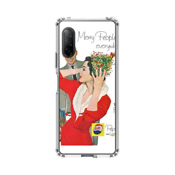 Vintage Pepsi-Cola Holiday Advertisement Sony Xperia 10 II Case