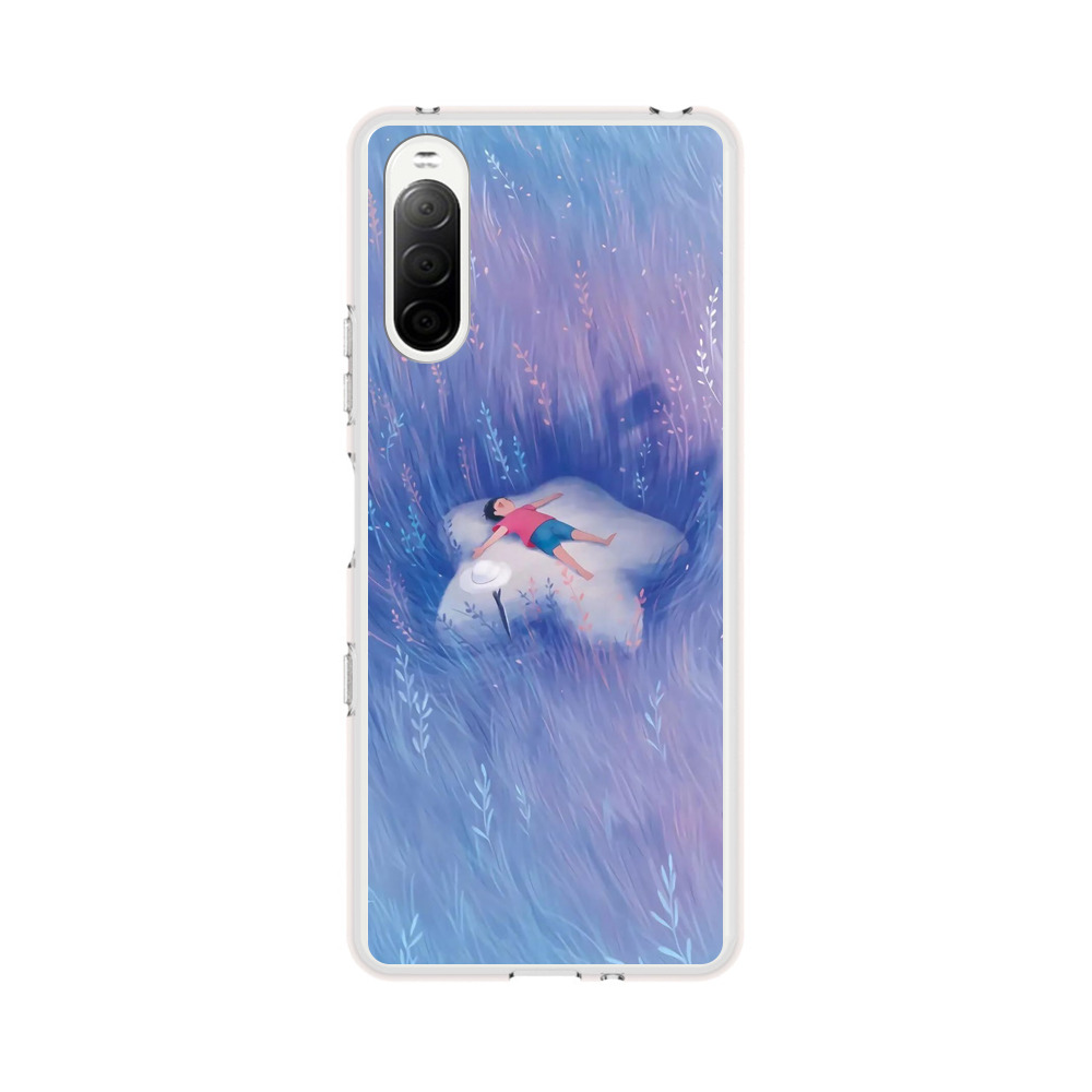 Child Relaxing in Dreamy Field Sony Xperia 10 III Case