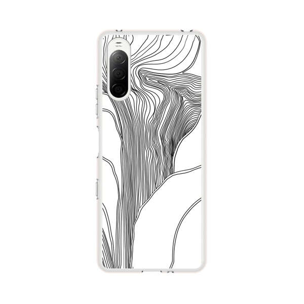 Abstract Line Art Design Sony Xperia 10 III Case
