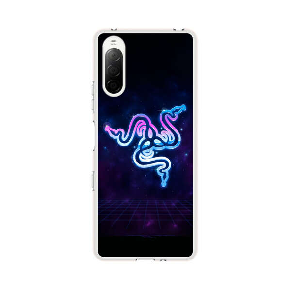 Glowing Neon Triple Snake Sony Xperia 10 III Case