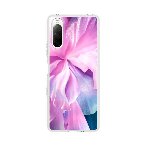 Pink Purple Flower Petals Sony Xperia 10 III Case