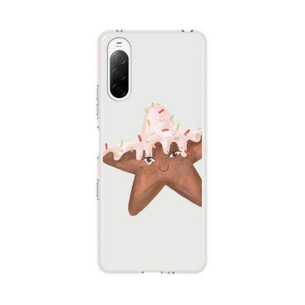 Smiling Gingerbread Star Cookie Sony Xperia 10 III Case