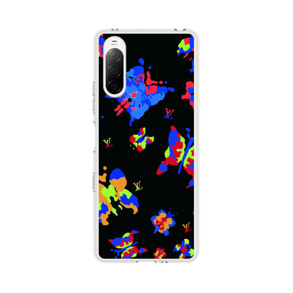 Vibrant Abstract Butterflies and Floral Splashes Sony Xperia 10 III Case