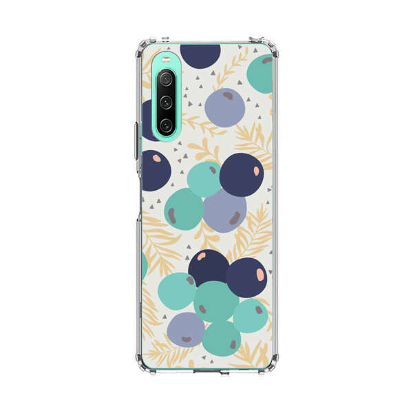 Abstract Berries Pattern Sony Xperia 10 IV Case