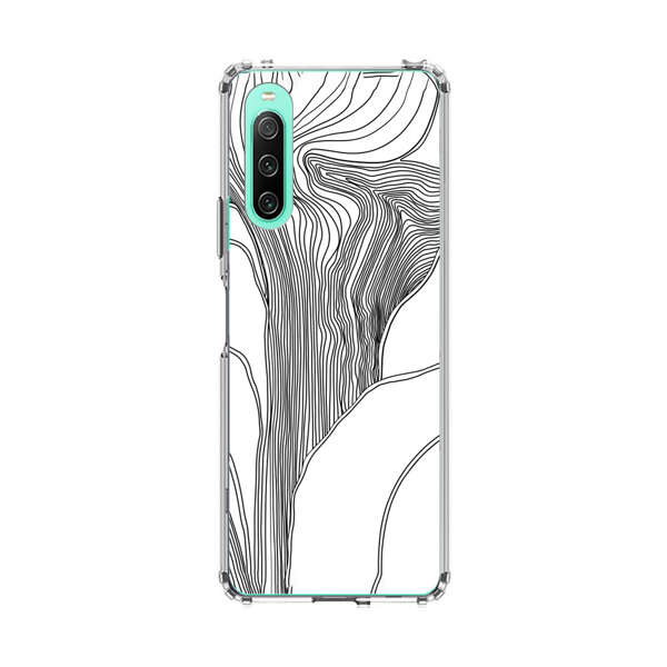 Abstract Line Art Design Sony Xperia 10 IV Case