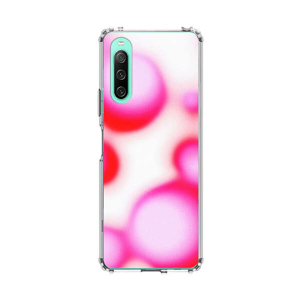 Abstract Pink and Red Blurry Circles Sony Xperia 10 IV Case