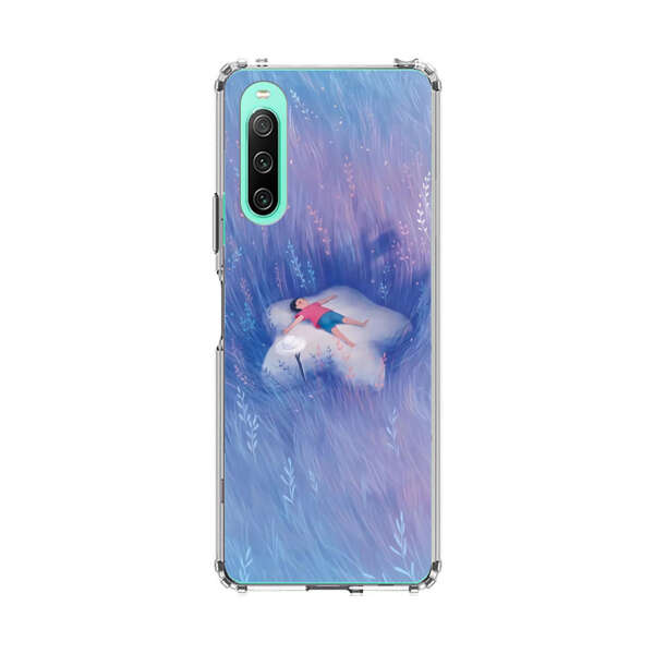 Child Relaxing in Dreamy Field Sony Xperia 10 IV Case