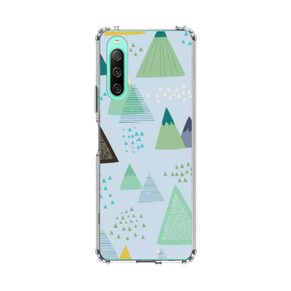 Colorful Abstract Mountain Pattern Sony Xperia 10 IV Case