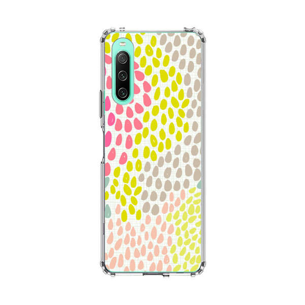 Colorful Abstract Teardrop Pattern Sony Xperia 10 IV Case