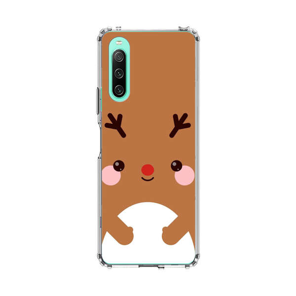 Cute Minimalist Reindeer Cartoon Sony Xperia 10 IV Case