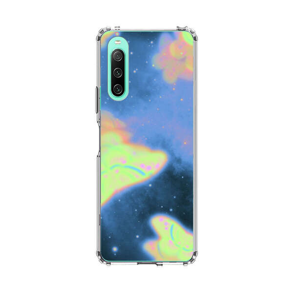 Dreamy Glowing Cosmic Butterflies Sony Xperia 10 IV Case
