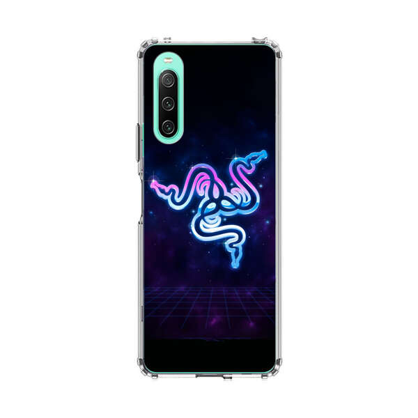 Glowing Neon Triple Snake Sony Xperia 10 IV Case
