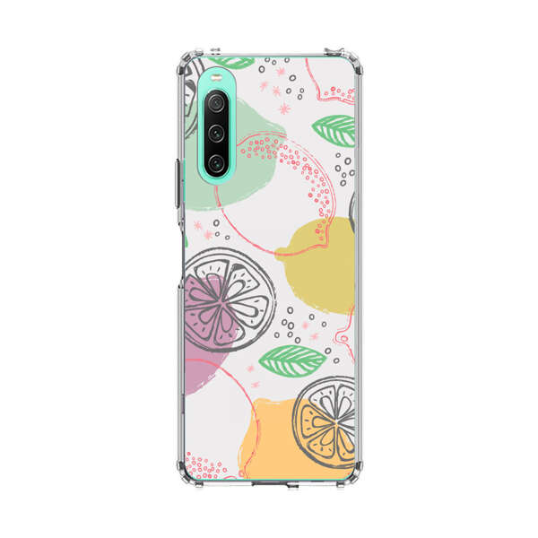 Lemon Colorful Abstract Pattern Sony Xperia 10 IV Case