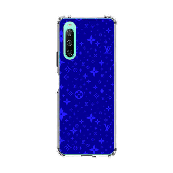 Luxury Blue Designer Pattern Sony Xperia 10 IV Case