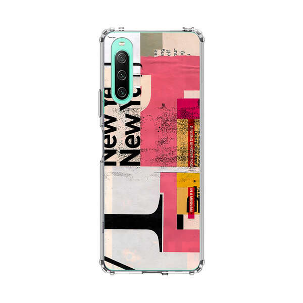 Modern Abstract Collage Artwork Sony Xperia 10 IV Case