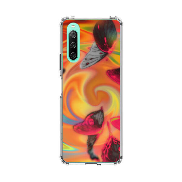 Psychedelic Butterflies Swirl Sony Xperia 10 IV Case
