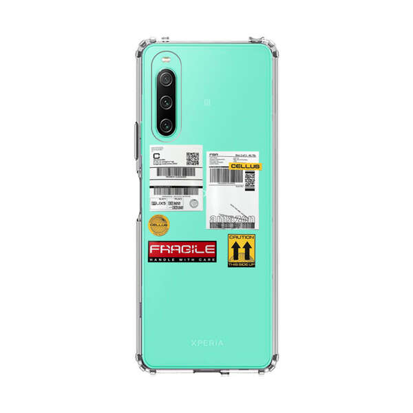 Shipping Labels and Fragile Handling Stickers Sony Xperia 10 IV Case