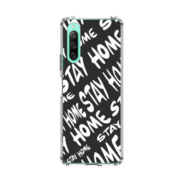 Stay Home Pattern Sony Xperia 10 IV Case