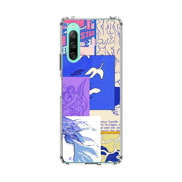Vibrant Retro Pop Art Collage Sony Xperia 10 IV Case