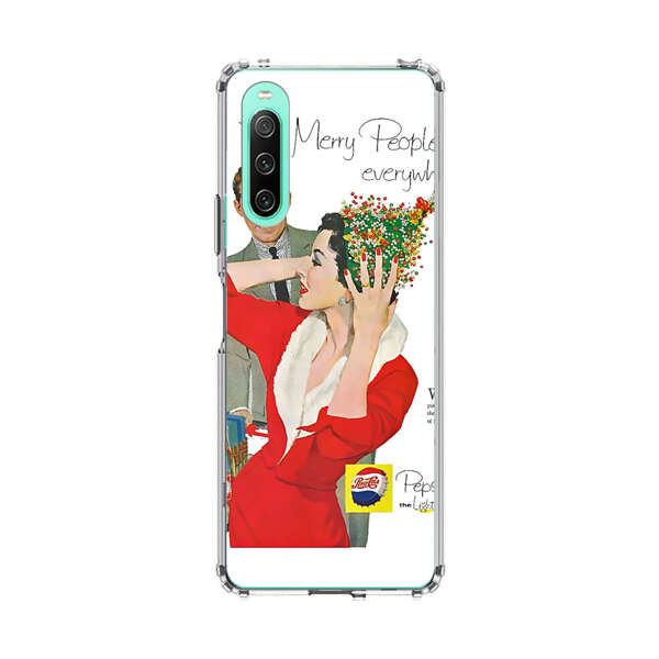 Vintage Pepsi-Cola Holiday Advertisement Sony Xperia 10 IV Case