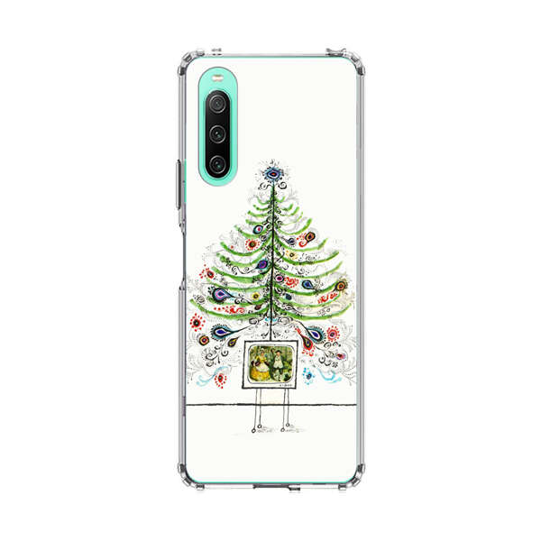 Whimsical Christmas Tree Artistic Design Sony Xperia 10 IV Case